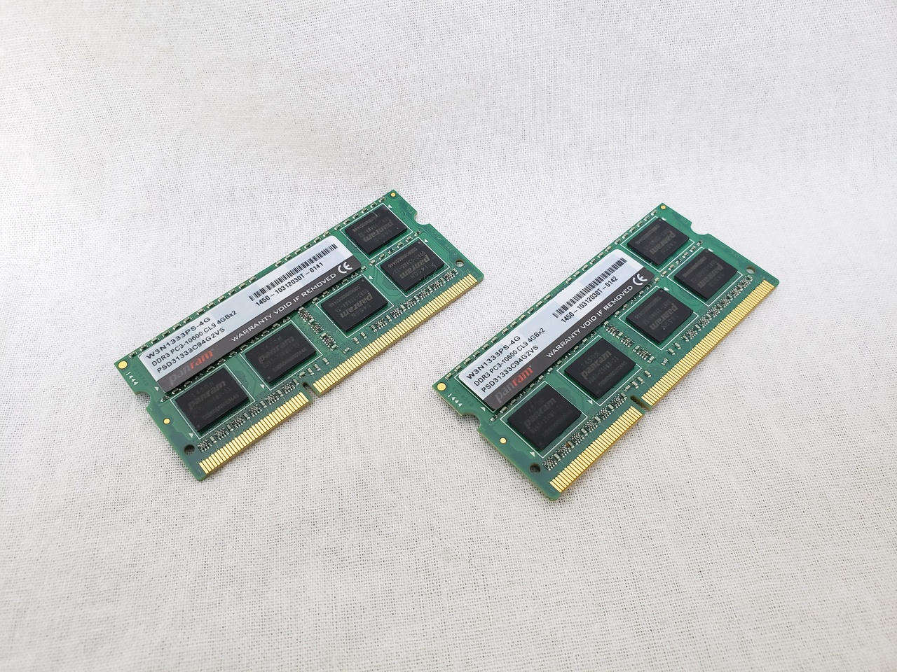 W3N1333PS-4G [SODIMM DDR3 PC3-10600 4GB 2枚組] 各サイトで併売