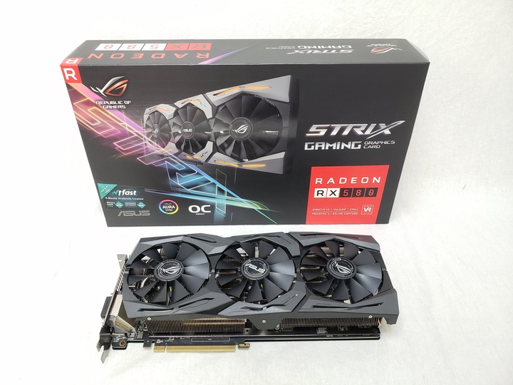 ROG-STRIX-RX580-O8G-GAMING 各サイトで併売につき売切れのさいはご容赦願います。