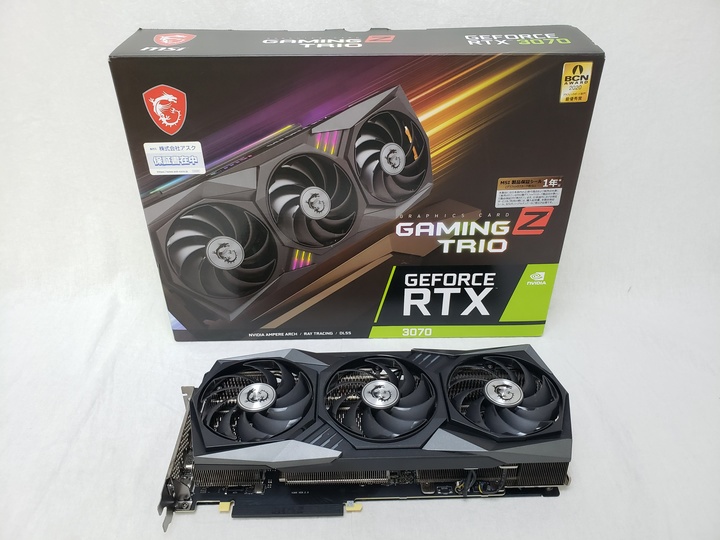 GeForce RTX 3070 GAMING Z TRIO 各サイトで併売につき売切れのさいはご容赦願います。