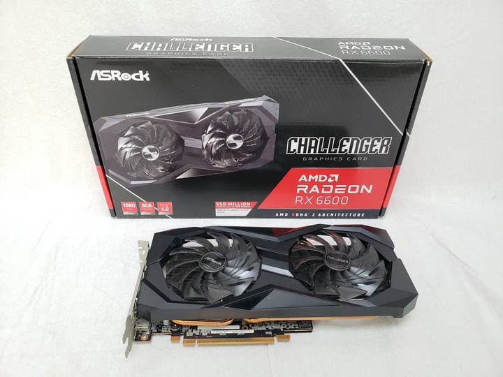 RX 6600 Challenger D 8GB (RX6600 CLD 8G) 各サイトで併売につき売切れのさいはご容赦願います。