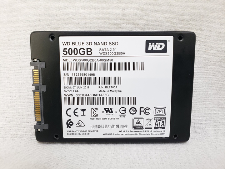 WD Blue WDS500G2B0A 各サイトで併売につき売切れのさいはご容赦願います。