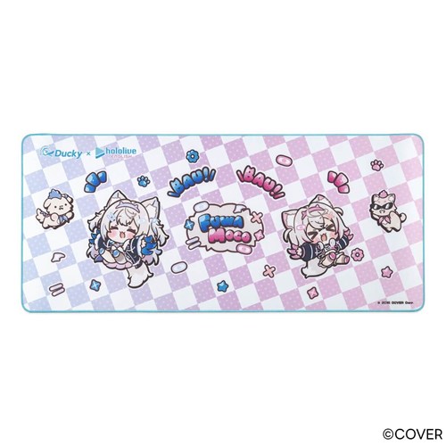 Ducky x hololive En Fuwamoco Limited Edition Mousepad