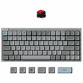 J9-MH1 J9 QMK ワイヤレス・メカニカルキーボード-White LED - US配列（テンキーレス） /Keychron Milk POMロープロファイルメカニカルスイッチ（ホットスワップ）赤軸/ PBTダブルショットキーキャップ