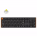 K10M-G8W-JIS K10 MAX QMK ワイヤレスカスタム・メカニカルキーボード-White LED - JIS配列（かな印字あり）（フルサイズ） /Silent K Pro標準プロファイルメカニカルスイッチ（ホットスワップ）茶軸（静音スイッチ）/ PBTダブルショットキーキャップ