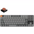 K1M-A6V-JIS K1 Max QMK/VIA ワイヤレス カスタム・メカニカルキーボード - White LED - JIS配列（かな印字なし）（テンキーレス） / KeychronロープロファイルSilent（静音）赤軸/ PBTダブルショットキーキャップ