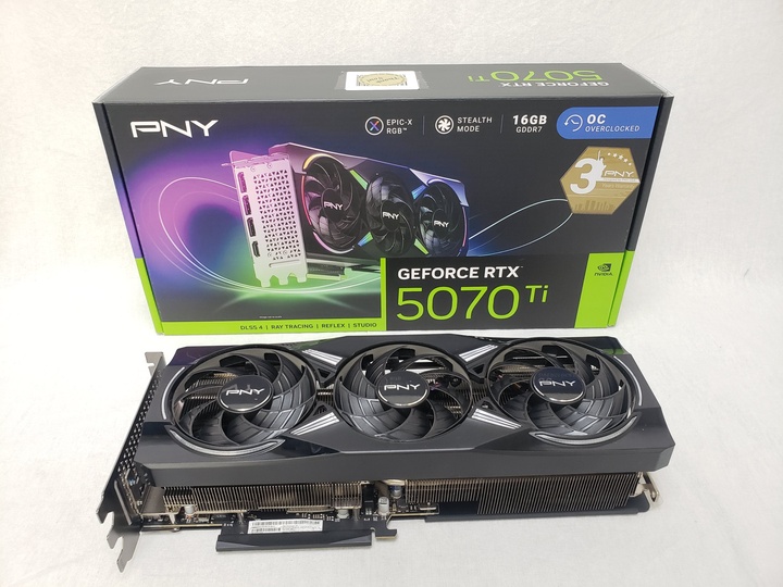 [保証確認] GeForce RTX 5070 Ti 16GB ARGB Overclocked Triple Fan VCG5070T16TFXXPB1-O 各サイトで併売につき売切れのさいはご容赦願います。