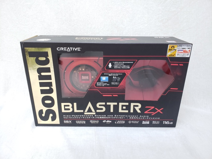 PCIe Sound Blaster Zx /SB-ZX 各サイトで併売につき売切れのさいはご容赦願います。