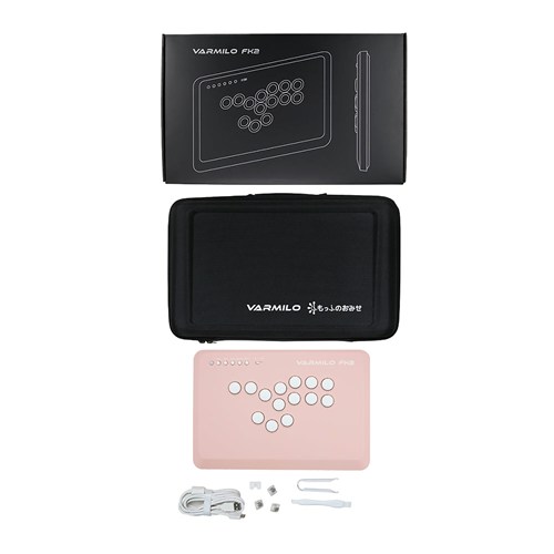 Varmilo FK2 ゲームコントローラー VARMILO FK2 Pink Leverless Arcade Controller for Fighting Games