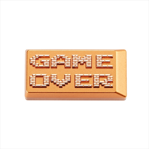 ZOMO PLUS GAMEOVER ARTISAN KEYCAP zp-gameover-keycap-gold