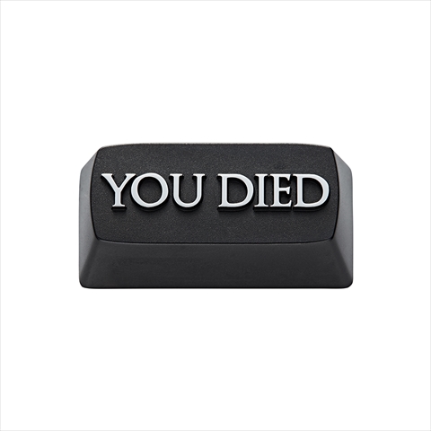 ZOMO PLUS You Died ARTISAN KEYCAP zp-you-died-keycap-black