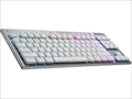 G913-TKL-TCWH Tenkeyless Lightspeed Wireless RGB Mechanical Gaming Keyboard-Tactile