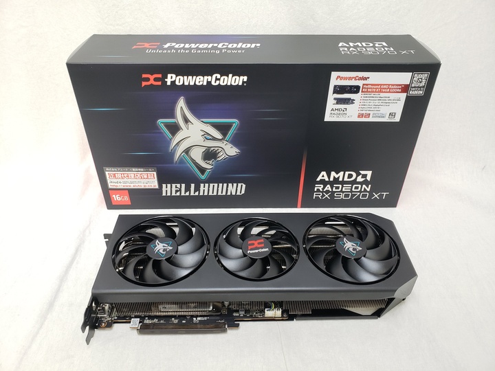 保証確認] Hellhound AMD Radeon RX 9070 XT 16GB GDDR6 RX9070XT 16G