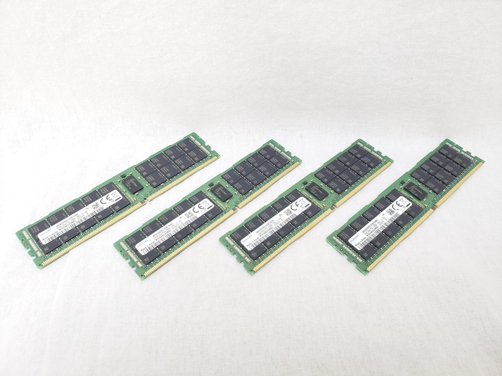 PC4-21300(DDR4 2666) 64GB x4 Registered ECC [M393A8G40MB2-CTD7Y] 各サイトで併売につき売切れのさいはご容赦願います。