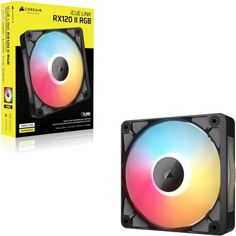 iCUE LINK RX120 II RGB Fan Expansion, Black (CO-9051057-WW) 