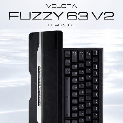 VELOTA FUZZY63 V2 Black Ice ラピッドトリガーキーボード