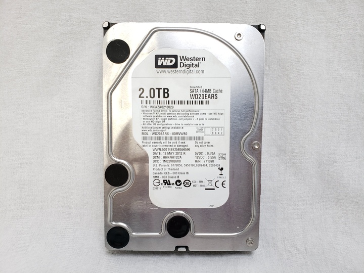 WD20EARS 各サイトで併売につき売切れのさいはご容赦願います。
