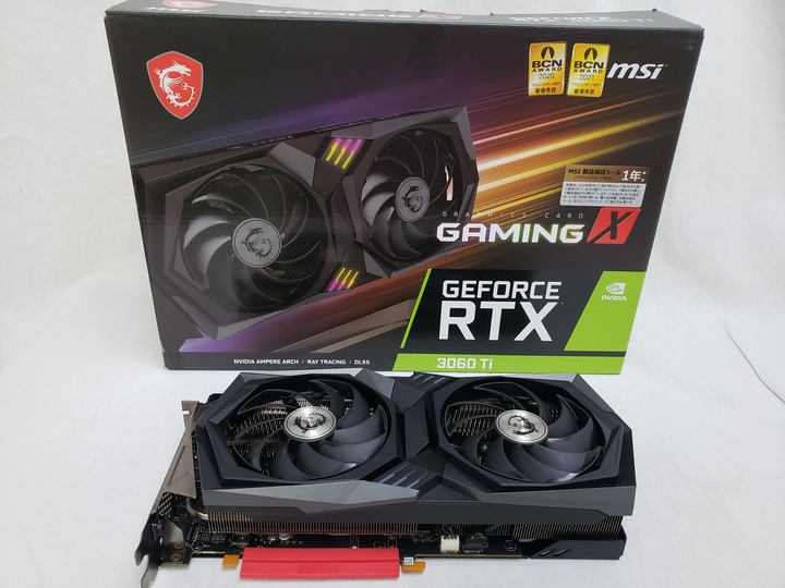 GeForce RTX 3060 Ti GAMING X 8G LHR 各サイトで併売につき売切れのさいはご容赦願います。