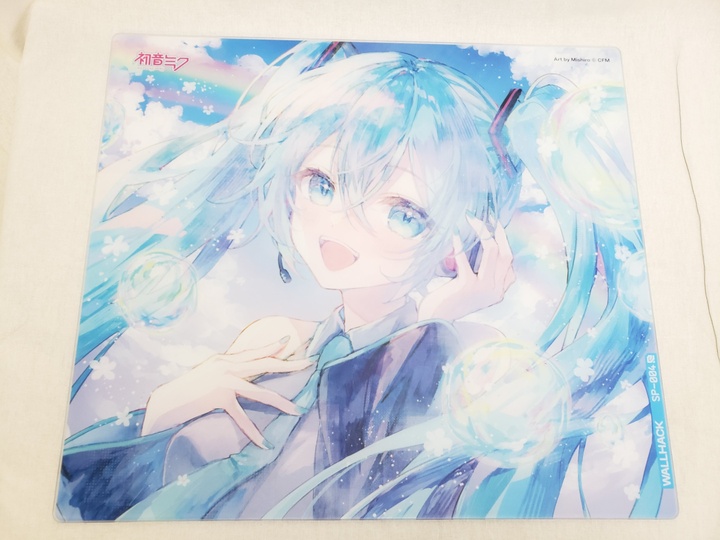 Wallhack × 初音ミク ガラス製ゲーミングマウスパッド – コラボエディション SP-004 各サイトで併売につき売切れのさいはご容赦願います。
