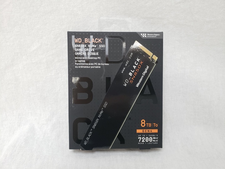 WD Black SN850X 8TB WDS800T2X0E 各サイトで併売につき売切れのさいはご容赦願います。