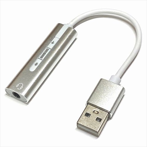 ST35-UAFS USB A-4極ステレオ3.5mm(メス)変換ケーブル 「テレワーク向け」
