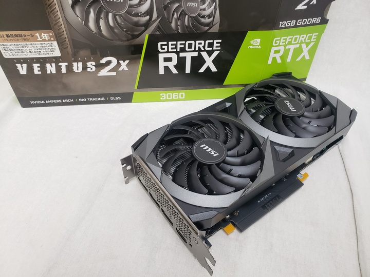 GeForce RTX 3060 VENTUS 2X 12G OC 各サイトで併売につき売切れのさいはご容赦願います。
