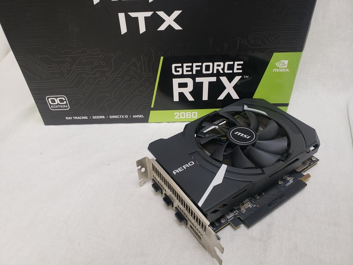 GeForce RTX 2060 AERO ITX 6G OC 各サイトで併売につき売切れのさいはご容赦願います。