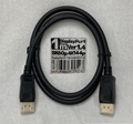 DisplayPortケーブル 1m Ver1．4 ☆2個まで￥250クリックポスト対応可能！