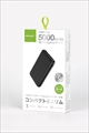 HD-MBTC5000GFBK SMART MINI Type-C入出力対応モバイルバッテリー5000ｍAh ブラック