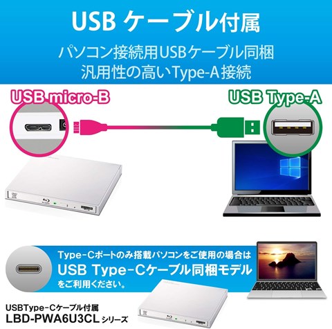 LBD-PWA6U3LWH 書き込みソフト付属