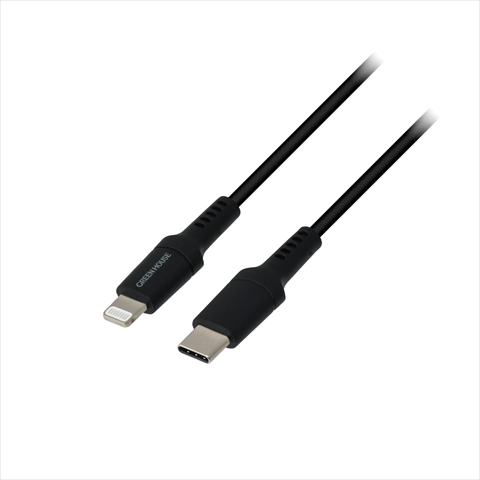 GH-ALTCA100-BK 1m ブラック iPhoneや/iPadでの使用に最適なUSB Type-C to Lightningケーブル ☆4個まで￥250クリックポスト対応可能！