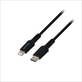 GH-ALTCA100-BK 1m ブラック iPhoneや/iPadでの使用に最適なUSB Type-C to Lightningケーブル ☆4個まで￥250クリックポスト対応可能！