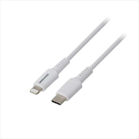 GH-ALTCA200-WH 2m ホワイト iPhoneや/iPadでの使用に最適なUSB Type-C to Lightningケーブル ☆3個まで￥250クリックポスト対応可能！