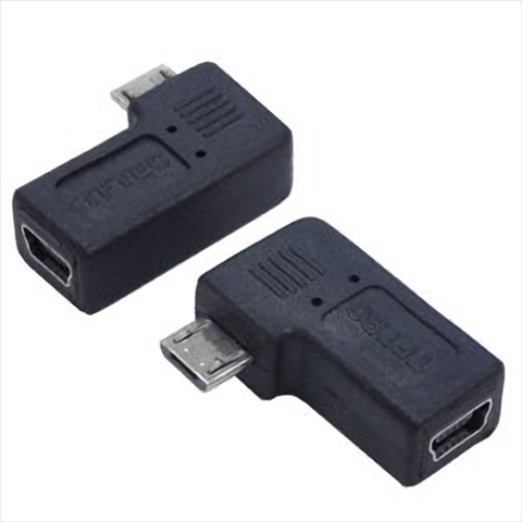USBM5-MCLLF (82508) miniUSB(メス)-microUSB(オス) 左L型変換アダプタ ☆6個まで￥300ネコポス対応可能！
