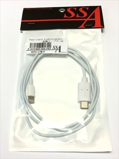 【クリックで詳細表示】SUTC-LTM-P USB Type-C(オス)-Lightning変換ケーブル 1m