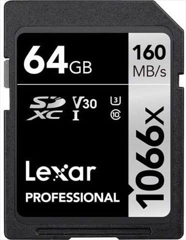 Lexar Professional 1066x  LSD1066064G-BNNNG ☆6個まで￥250クリックポスト対応可能！
