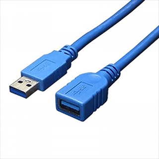 USB3-AAB10 (85905) USB3．0 A(オス)-A(メス) 延長ケーブル 1．0m ☆2個まで￥250クリックポスト対応可能！