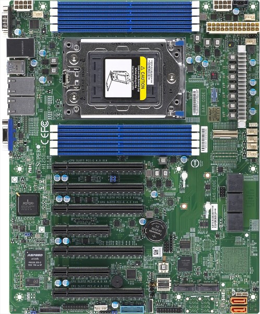 Supermicro MBD-H11SSL-I-O ソケット SP3/システムオンチップ/ DDR4/ SATA3USB3.0/ V2GbE/ A 