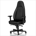 noblechairs ICON BLACK EDITION NBL-ICN-PU-BED-SGL "呼吸"するゲーミングチェア：ブラックエディション。ドイツ製新素材を使用したハイグレードシリーズ