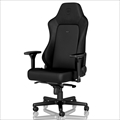 noblechairs HERO BLACK EDITION NBL-HRO-PU-BED-SGL "呼吸"するゲーミングチェア：ブラックエディション。ドイツ製新素材を使用したハイグレードシリーズ