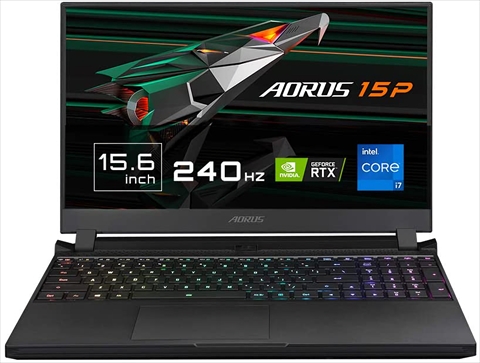 AORUS 15P XD-73JP224SH AORUS 15P（15インチ FHD 240Hz、i7、RTX3070、日本語キー）