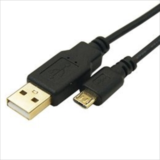 USB2A-MC/CA100 (90344) USB A（オス）-microUSB(オス) 金メッキ仕上げ極細ケーブル 1m ☆2個まで￥250クリックポスト対応可能！