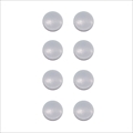 PTFEテフロン マウスソール 汎用直径6mm　厚さ約0．8mm GAC08PT8SL ☆6個まで￥250クリックポスト対応可能！
