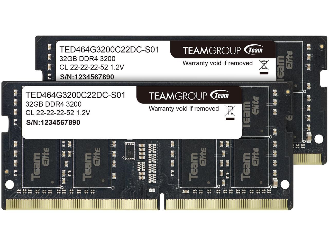 TED464G3200C22DC-S01 | 260pin DDR4 SO-DIMM | ノート用メモリ | PC
