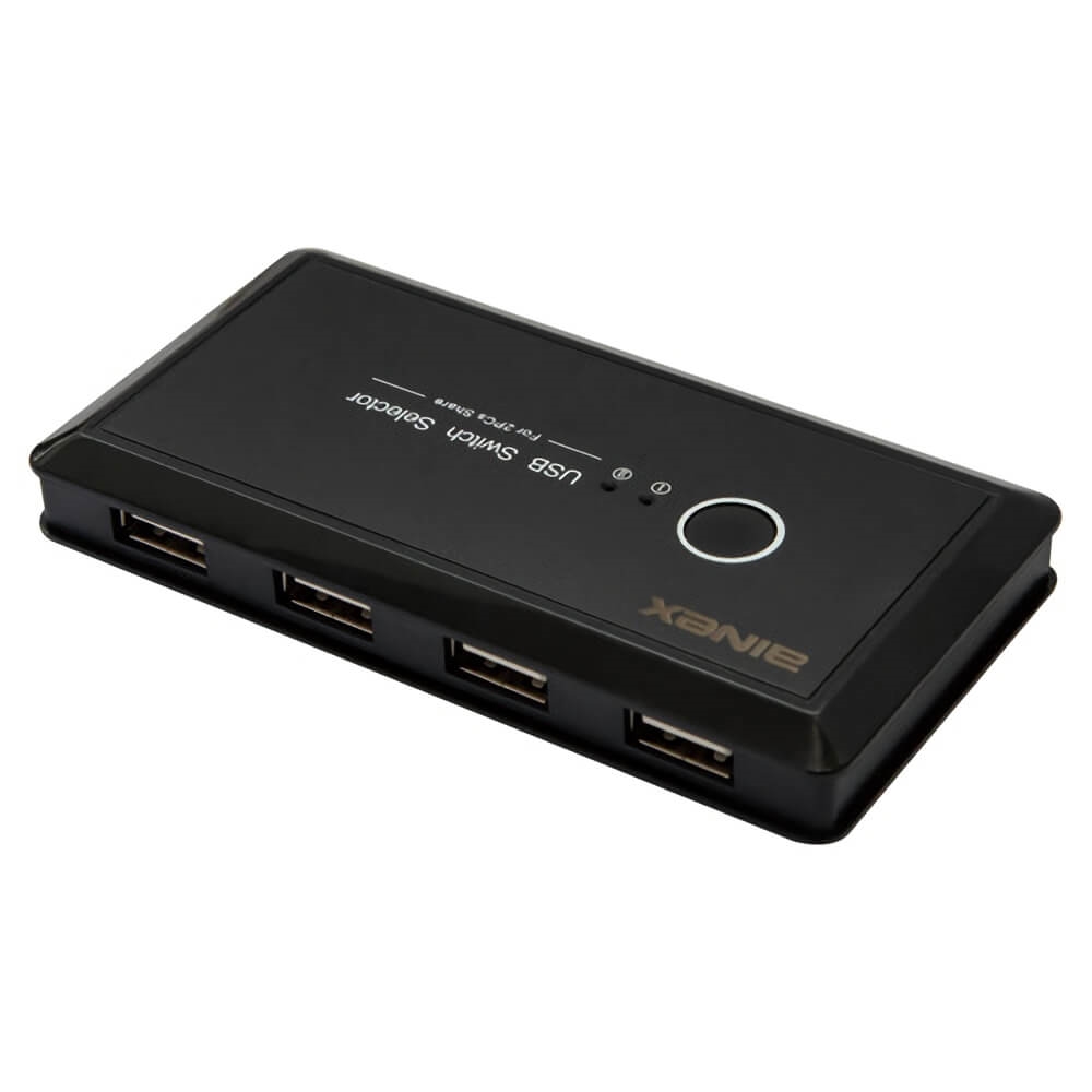 Usw 01 パソコン2台でusb機器4台を切り替えて共有できます Usb切替器 切替器 分配器 Pcサプライ Pcパーツと自作パソコン 組み立てパソコンの専門店 1 S Pcワンズ