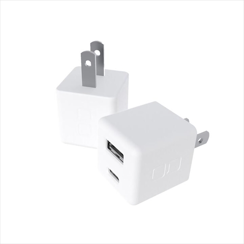 CIO-PD20W1C1A(W) TypeC&TypeAポート搭載、最大20W出力の超小型充電器