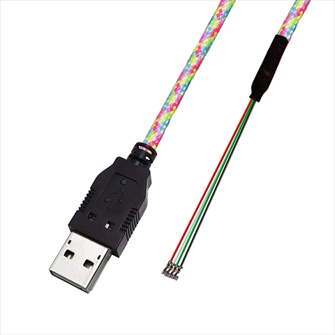 エクストラソフトケーブル 1．8m キャンディ GAC18ESCBLCD上級者向けマウス改造用ケーブル PH5極 ☆2個まで￥250クリックポスト対応可能！
