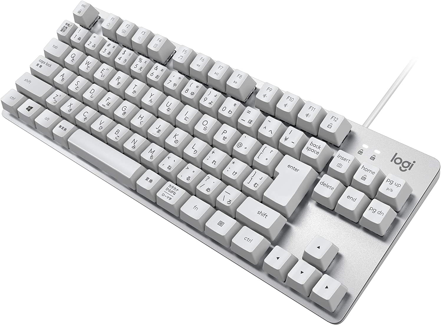 白キー付き ロジクール MX MECHANICAL MINI キーボード 赤軸 K835OWR TKL Mechanical Keyboard K835-Linear 赤軸 オフホワイト