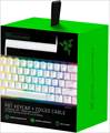 PBT Keycap + Coiled Cable Upgrade Set  Mercury White - US RC21-01490900-R3M1