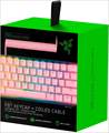 PBT Keycap + Coiled Cable Upgrade Set Quartz Pink - US RC21-01491000-R3M1