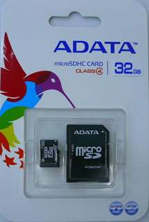 【クリックでお店のこの商品のページへ】AUSDH32GCL4-RA1 micro SDHCカード 32GB 1アダプタ CLASS4